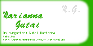 marianna gutai business card